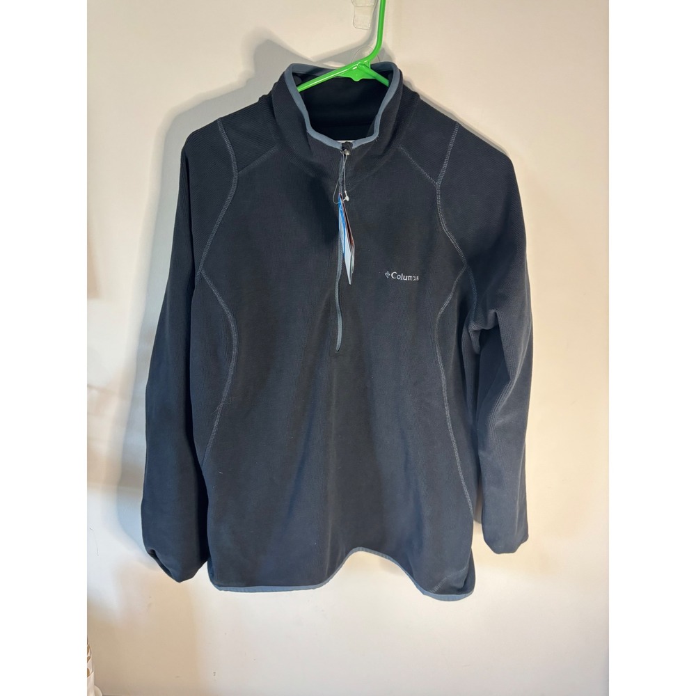 Columbia Summit Rush 1/2 Zip Fleece Pullover Black Omni-Wick AL6613 Womens XL